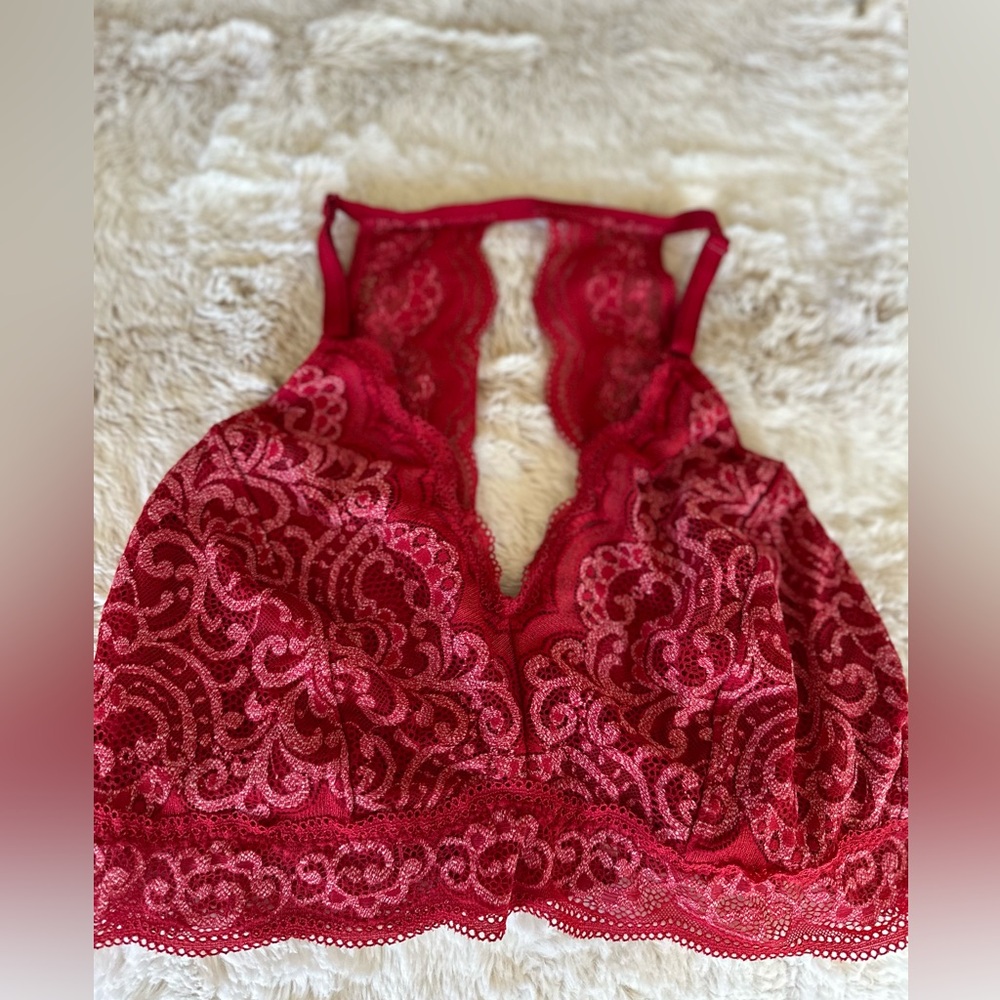 Red Lace Bralette*Soma*